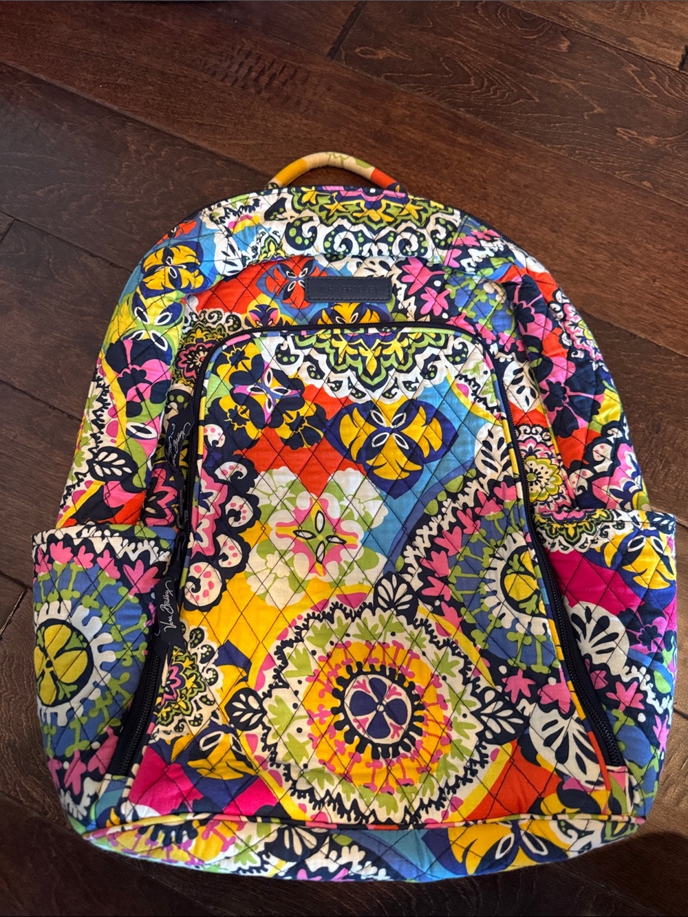Vera Bradley backpack with laptop sleeve inside